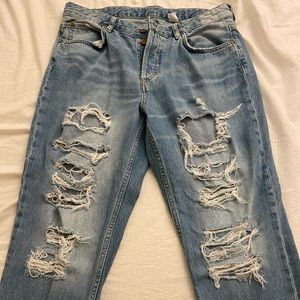 COPY - Boyfriend low waist & Denim Jeans